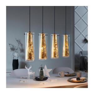 Eglo Eglo 79344 - Lustr na lanku PINTO GOLD 4xE27/40W/230V zlatá