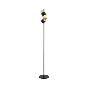 Eglo Eglo 79376 - Stojací lampa FIUMARA 2xE27/60W/230V černá/zlatá