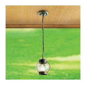 Orion - Venkovní závěsné svítidlo TAVERNA 1xE27/60W/230V IP23 bronz/patina AL 11-1166 schwarz-gold