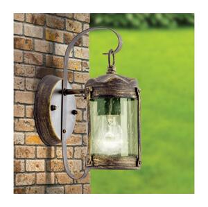 Orion - Venkovní nástěnná lampa TAVERNA 1xE27/60W/230V IP23 bronz/patina AL 11-1169 schwarz-gold
