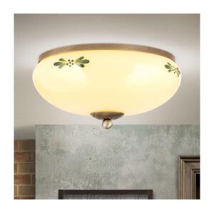 Orion Orion DL 7-673 - Stropní svítidlo LANDHAUS 2xE27/60W/230V pr. 28 cm bronz/béžová