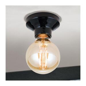 Orion - Stropní svítidlo FROST 1xE27/60W/230V černá DL 7-679 schwarz/Kera