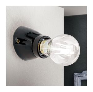 Orion - Nástěnné svítidlo FROST 1xE27/60W/230V černá WA 2-1367 schwarz/Kera