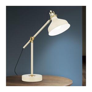 Orion Orion LA 4-1222/1 - Stolní lampa SCHILLER 1xE27/40W/230V krémová/bronz