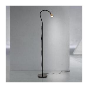 Orion - Flexibilní stojací lampa DOTTY 1xGU10/10W/230V černá/mosaz Stl 12-1194/1 schwarz/MS