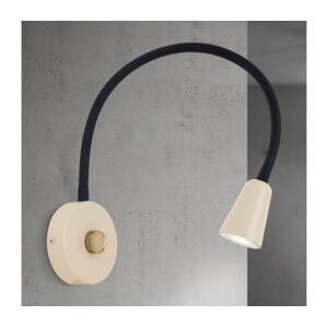 Orion - Stm. flexibilní nástěnná lampička DOTTY 1xGU10/10W/230V béžová/černá WA 2-1376/1 khaki