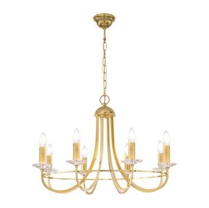 Kolarz Kolarz 330.88.8C - Křišťálový lustr na řetězu IMPERIAL 8xE14/60W/230V zlatá