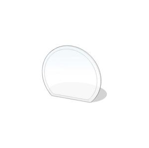 Lienbacher Sklo pod kamna 1200x1050x8 mm půlkulaté