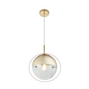 Globo Globo - Náhradní sklo k lustru VARUS E27 zlatá pr. 20 cm