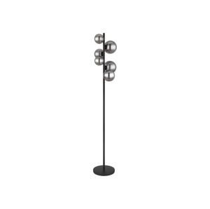 Globo Globo 56133-6S - LED Stojací lampa RIHA 6xG9/3,5W/230V kouřová/černá