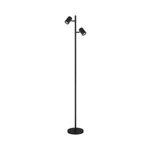 Globo Globo 57918SB - Stojací lampa JAMES 2xGU10/5W/230V černá