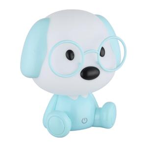 Globo Globo 21761B - LED Stm. nab. dětská noční lampička PUPPY 1W/5V 500 mAh modrá