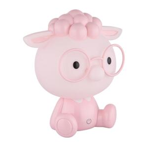 Globo Globo 21760P - LED Stm. nab. dětská noční lampička SHEEPY 1W/5V 500 mAh růžová
