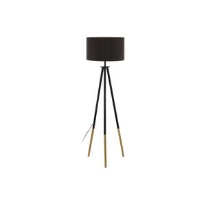 Eglo Eglo 55291 - Stojací lampa BIDFORD 1xE27/60W/230V černá/hnědá
