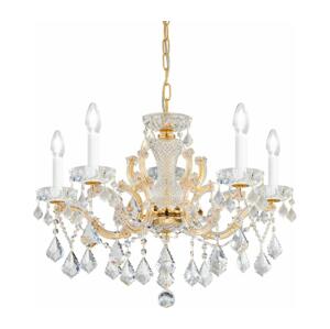 Kolarz Kolarz 3149.85.3.KoT - Křišťálový lustr MARIA LOUISE 5xE14/40W/230V 24K zlato