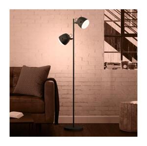 Eglo Eglo 390048 - Stojací lampa UPANEMA 2xE27/28W/230V černá