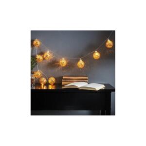 Eglo Eglo 411115 -  LED Dekorační řetěz GLITTER 10xLED/2xAA 1,3m teplá bílá