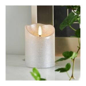 Eglo Eglo 411502 - LED Svíčka FLAMME RUSTIC LED/2xAA stříbrná