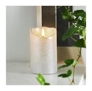 Eglo 411503 - LED Svíčka FLAMME RUSTIC LED/2xAA stříbrná 411503