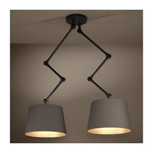Eglo Eglo 390199 - Lustr na tyči PISTUNIO 2xE27/40W/230V hnědá