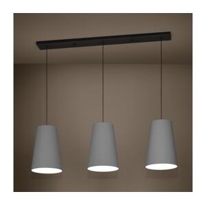 Eglo Eglo 390136 - Lustr na lanku PETROSA 3xE27/40W/230V šedá
