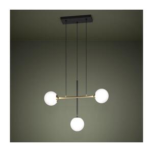 Eglo Eglo 390177 - Lustr na lanku PAZ 3xE14/40W/230V zlatá/černá