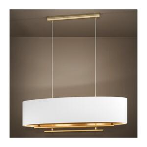 Eglo Eglo 390182 - Lustr na lanku PINETARA 4xE27/40W/230V bílá/zlatá