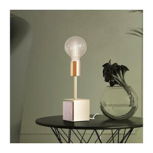 Eglo Eglo 390169 - Stolní lampa CARMITA 1xE27/40W/230V zlatá/bílý mramor