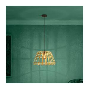 Eglo Eglo 390151 - Lustr na lanku MONTEZUELO 1xE27/40W/230V pr. 50 cm hnědá