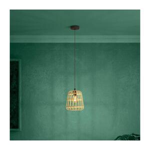 Eglo Eglo 390152 - Lustr na lanku MONTEZUELO 1xE27/40W/230V pr. 24 cm hnědá