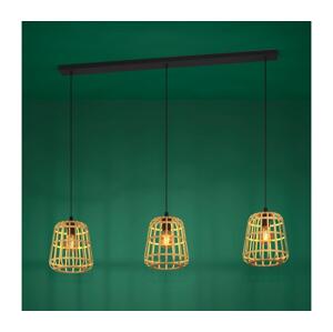 Eglo Eglo 390153 - Lustr na lanku MONTEZUELO 3xE27/40W/230V hnědá