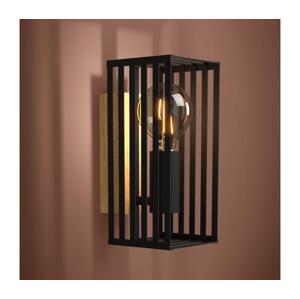 Eglo Eglo 390165 - Nástěnné svítidlo CIDRAZ 1xE27/40W/230V černá/hnědá