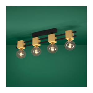 Eglo Eglo 390189 - Přisazený lustr LEVANTARA 4xE27/40W/230V černá/hnědá