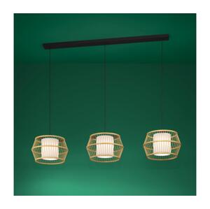 Eglo Eglo 390234 - Lustr na lanku MONTERROSO 3xE27/40W/230V hnědá