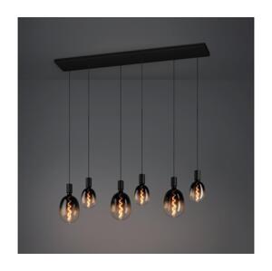 Eglo Eglo 390268 - Lustr na lanku HUEBRO 6xE27/40W/230V černá