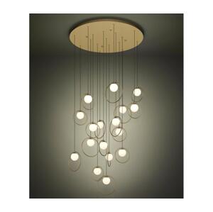 Eglo Eglo 390346 - LED Stmívatelný lustr na lanku PORTOCOLOM 17xLED/3W/230V pr. 78 cm