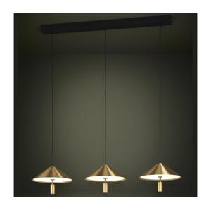 Eglo Eglo 390272 - LED Stmívatelný lustr na lanku PARAGUAY 3xLED/12W/230V 3000K zlatá