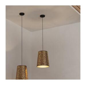 Eglo Eglo 390292 - Lustr na lanku CASTUERA 1xE27/25W/230V zlatá/růžová