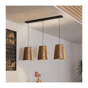 Eglo Eglo 390293 - Lustr na lanku CASTUERA 3xE27/25W/230V zlatá/růžová