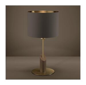 Eglo Eglo 390337 - Stolní lampa SANTANDRIA 1xE27/40W/230V hnědá/zlatá
