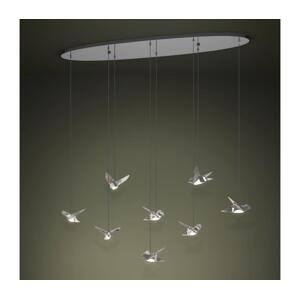 Eglo Eglo 390401 - LED Stmívatelný lustr na lanku PARATEBUENO 8xLED/4,2W/230V chrom