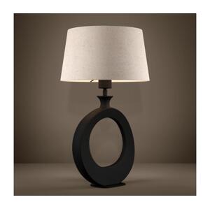 Eglo Eglo 390423 - Stolní lampa DIEZMA 1xE27/60W/230V 52,5 cm černá/krémová