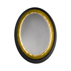 Eglo Eglo 425061 - Nástěnné zrcadlo BONTANG 80x60 cm černá/zlatá