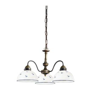 Kolarz Kolarz 731.83.16 - Lustr na řetězu NONNA 3xE27/75W/230V modrá