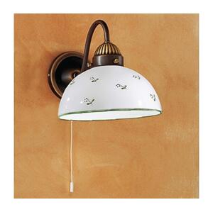 Kolarz Kolarz 731.61.20 - Nástěnná lampa NONNA 1xE27/75W/230V zelená