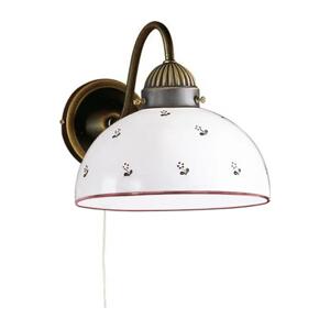 Kolarz Kolarz 731.61.69 - Nástěnná lampa NONNA 1xE27/75W/230V červená