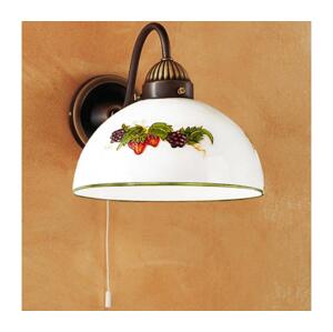Kolarz Kolarz 731.61.121 - Nástěnná lampa NONNA 1xE27/75W/230V víno/jahody
