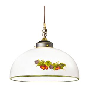 Kolarz Kolarz 731.30.136 - Lustr na lanku NONNA 1xE27/75W/230V pr. 30 cm víno/jahody