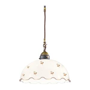 Kolarz 731.30.161- Lustr na lanku NONNA 1xE27/75W/230V pr. 30 cm květ. rose gold 731.30.161